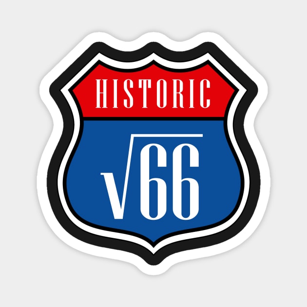 Route v66 Magnet by karlangas