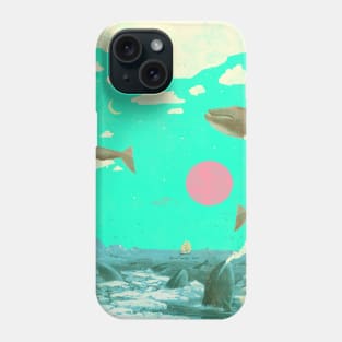 FLOATING WHALES Phone Case