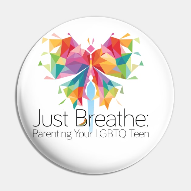 Just Breathe logo Pin by Chrysalis Mama