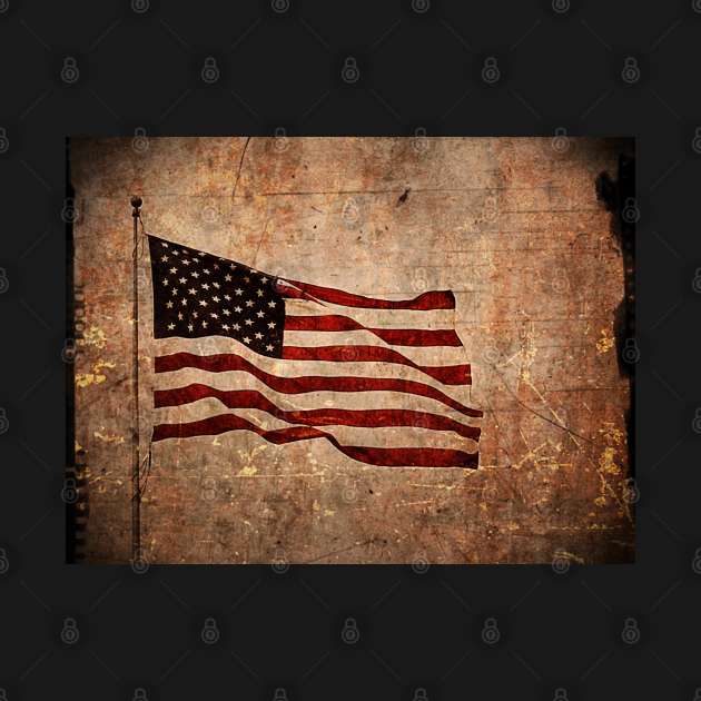 US Flag vintage by Seasonmeover