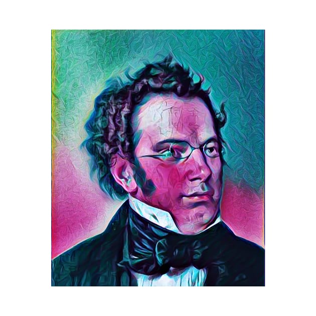 Franz Schubert Portrait | Franz Schubert Artwork 3 by JustLit