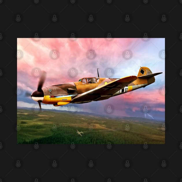 Bf109 Pink Victory by Aircraft.Lover