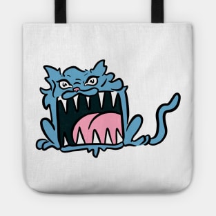 Big Mouth Blue Baby Kitty Tote