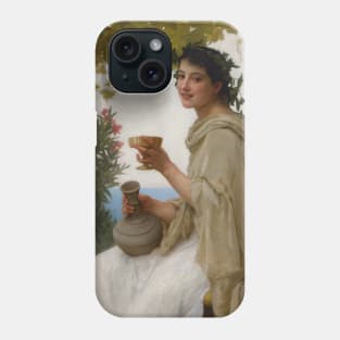 Bacchante by William-Adolphe Bouguereau Phone Case