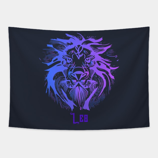 Leo zodiac Tapestry by Salasala