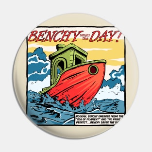 Benchy saves the Day! Pin