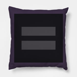 Solid Purple Equality T-shirt Pillow