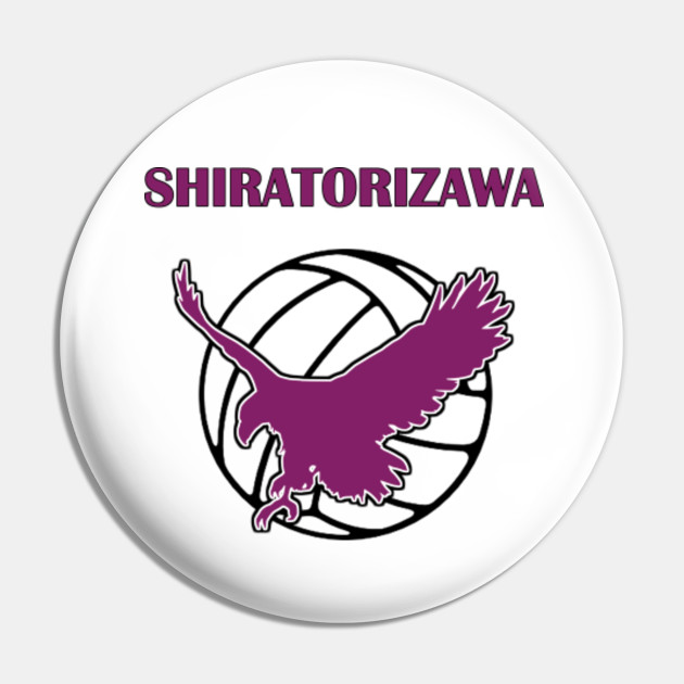 Shiratorizawa Haikyuu Pin Teepublic De Shiratorizawa vbc logo stickers by spacespud. shiratorizawa