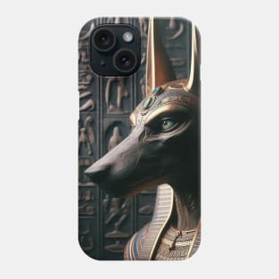 Realistic Golden Anubis Phone Case