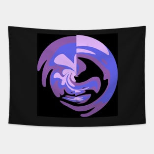 Purple and black III Tapestry