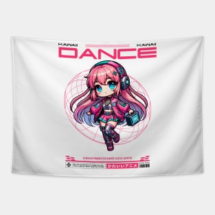 kawaii princess dance anime girls Tapestry