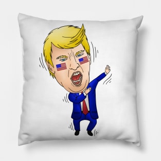 funny donald trump shirt,donald trump cartoon,caricature Pillow