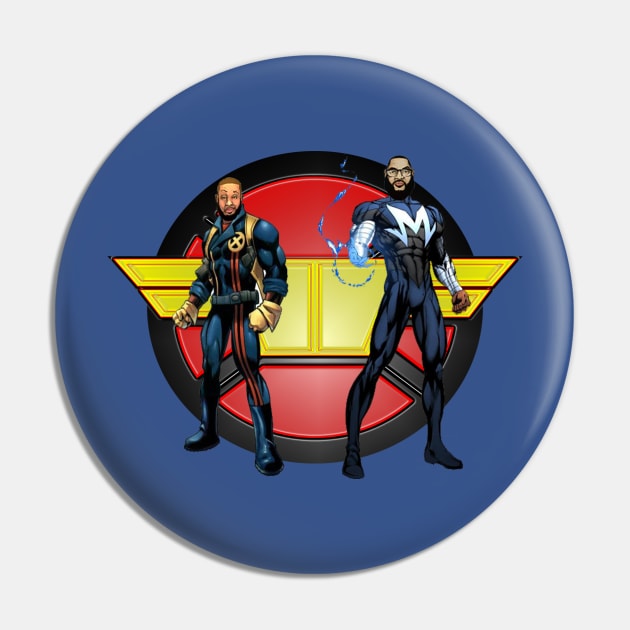 Fan X Fan "Black Heroes" Pin by ceehawk