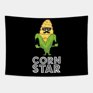 Corn Farmer Star With Sunglasses T-shirt Tapestry