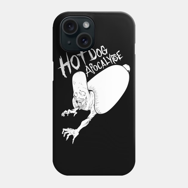 Hot Dog Apocalypse (Dark) Phone Case by ChurchOfRobot