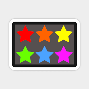 A sky of stars pattern Magnet