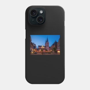 Old town, dusk, Boppard, Middle Rhine, Rhine, evening Phone Case