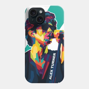 Alex Turner In Wpap Pop Art Style Phone Case