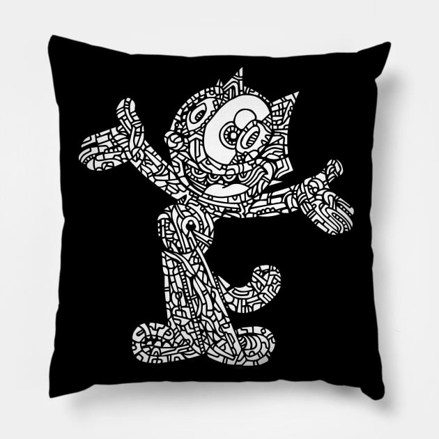 Felix the Cat Pillow by JOHNF