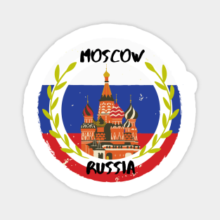 Moscow Russia St. Basil’s Cathedral Magnet