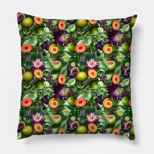 Passion fruit fantasy purple Pillow