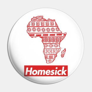 Homesick for Africa Pin