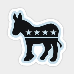 Democrat Donkey Black Magnet