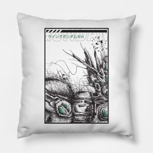 Scribble Mecha Wing Zero Pillow