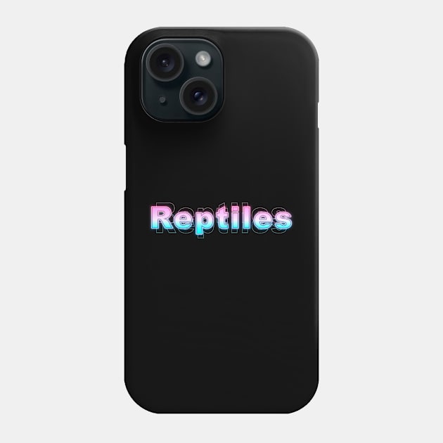 Reptiles Phone Case by Sanzida Design