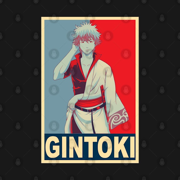 Gintoki Poster - Gintama by Jack Jackson