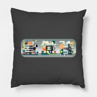 Artsy Architecture - Trifecta Pillow