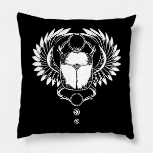 Sacred Scarab Pillow