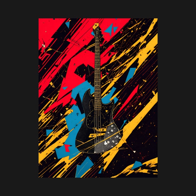 Cosmic Bass Riff: Shattering Musical Dimensions for bass player by star trek fanart and more