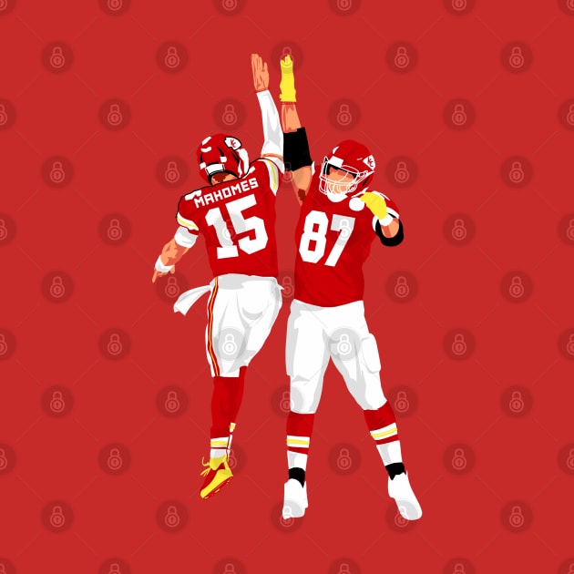 Mahomes x Travis Kelce teammate by Mic jr