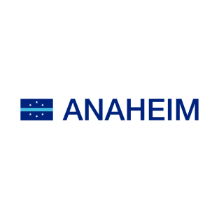 City of Anaheim, CA Flag T-Shirt