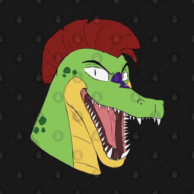 Montgomery Gator Sketch - Five Nights at Freddy's: Security Breach by DragonfyreArts