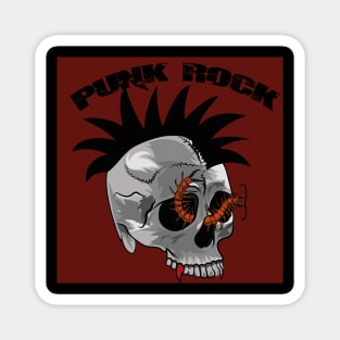 Punk Skull Magnet