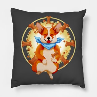 Zen Corgi Pillow