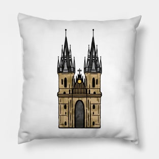 Prague Church Pillow