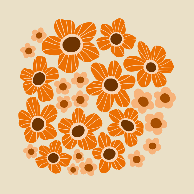 Orange flower power by Natalisa