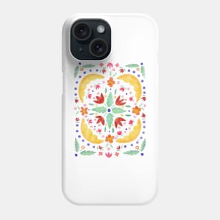 Floral Tulip Pattern Phone Case