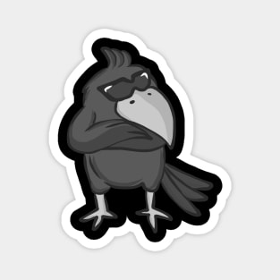 Raven bird crow jackdaw jay hooded crow cute Magnet