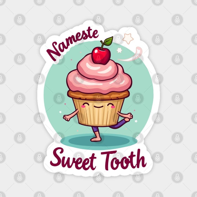 Namaste Sweet Tooth Cupcake Magnet by Urbanprint