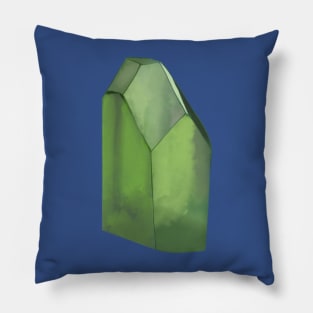 Peridot Crystal August Birthstone Pillow