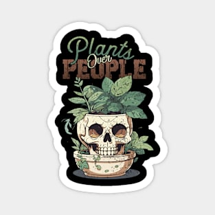 Plants Over People Magnet