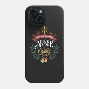 Emergency room nurse christmas crew cool Phone Case