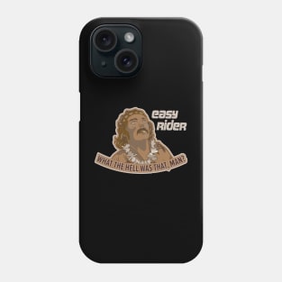 Dennis Hopper Tribute Tee - Iconic 'Easy Rider' UFO Scene Illustration Phone Case