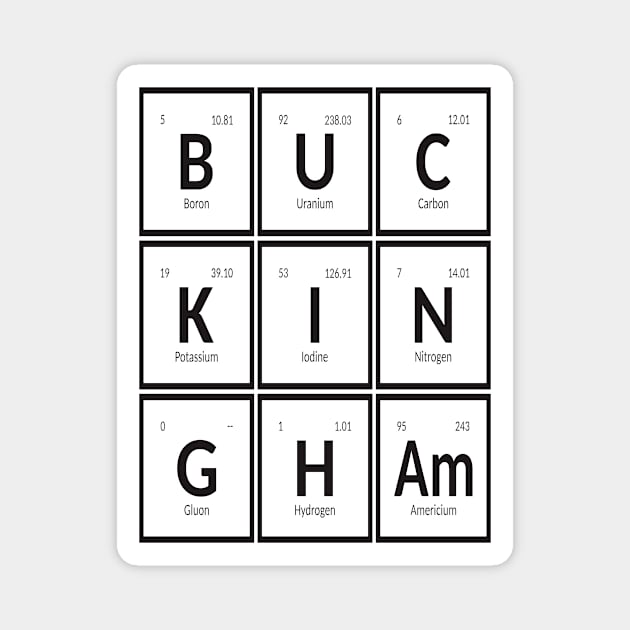 Buckingham of Elements Magnet by Maozva-DSGN