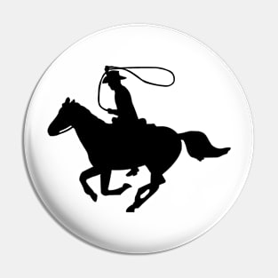 Cowboy on a Horse Pin