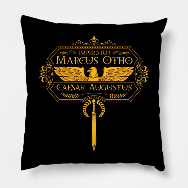 Roman Emperor - Marcus Otho Pillow by Modern Medieval Design